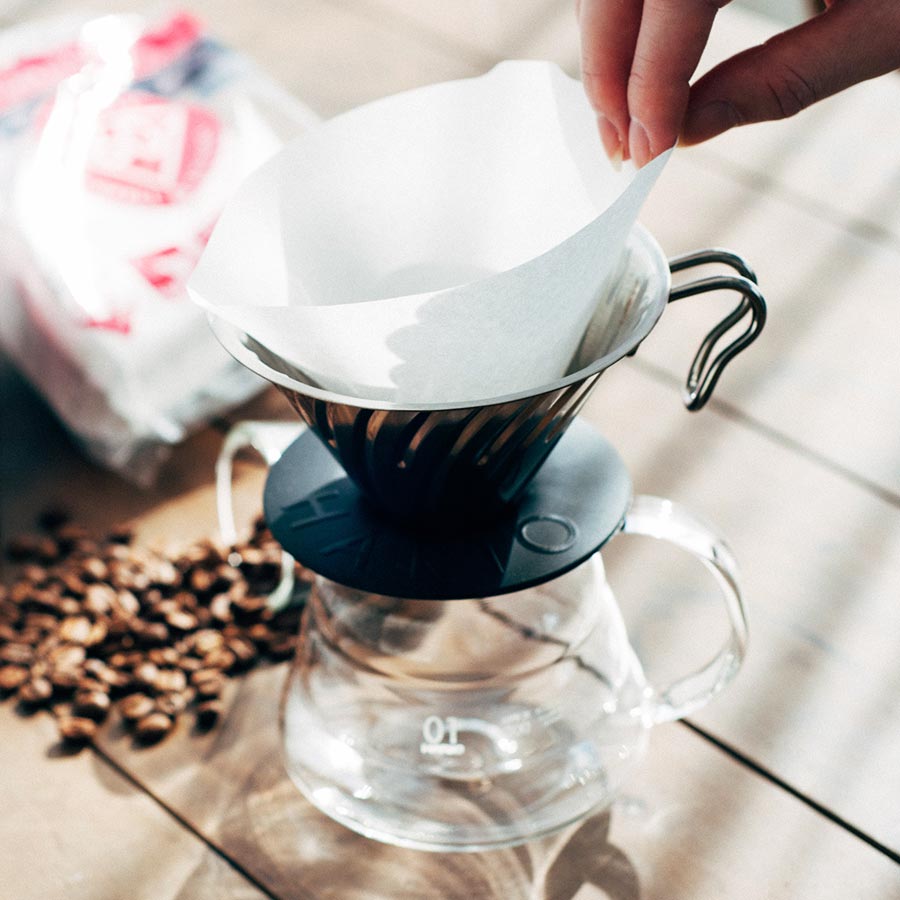 Papier Filter White für 01 Hario Dripper 100stück - Hario V60