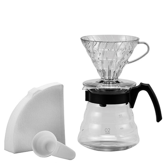 V60 Craft Coffee Maker - Hario Pour Over Set